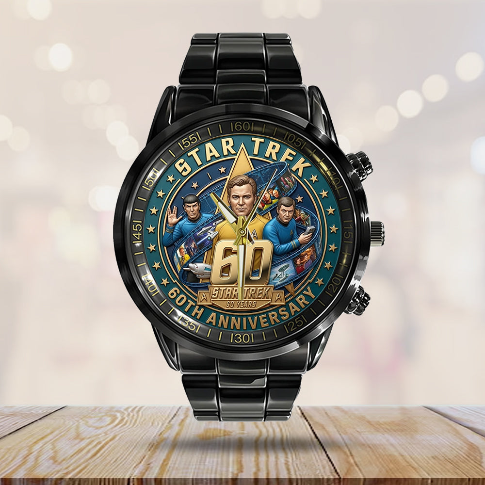 Star Trek 60th Anniversary 2026 Black Stainless Steel Watch - TMTHU4241