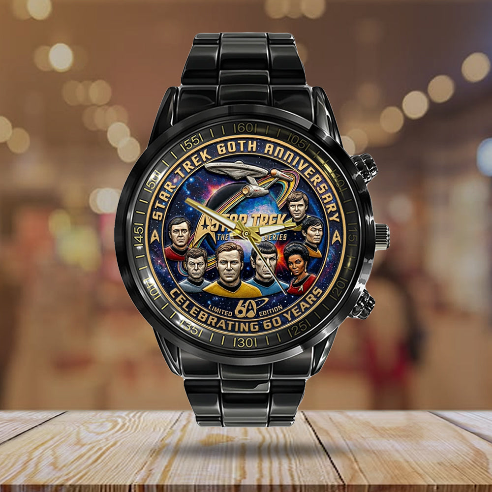Star Trek 60th Anniversary 2026 Black Stainless Steel Watch - TMTHU4616