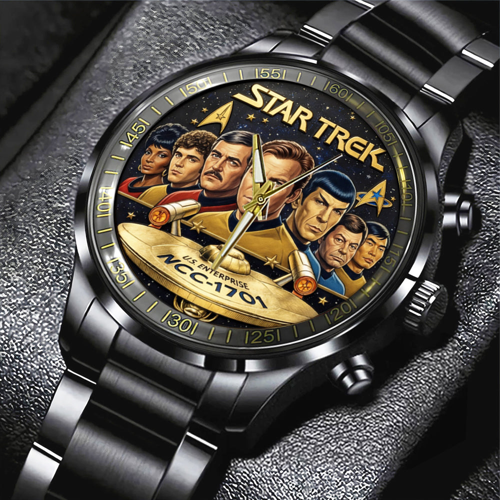Star Trek 60th Anniversary 2026 Black Stainless Steel Watch - TMTHU4864