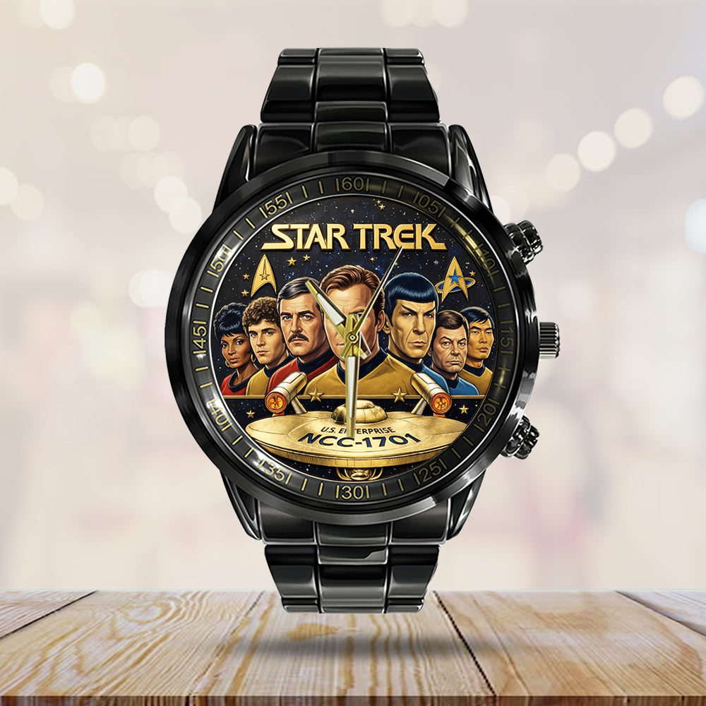 Star Trek 60th Anniversary 2026 Black Stainless Steel Watch - TMTHU4864