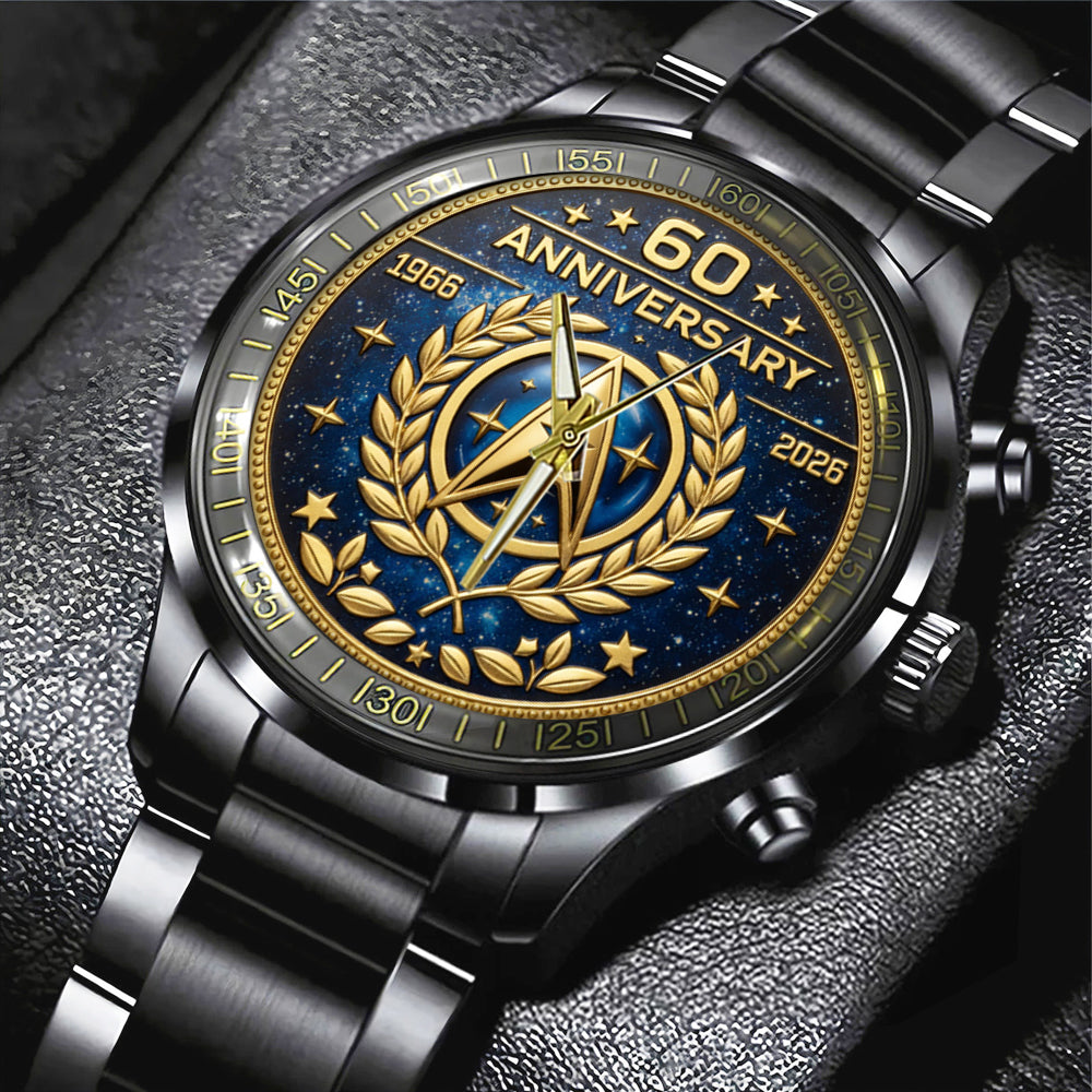 Star Trek 60th Anniversary 2026 Black Stainless Steel Watch - TMTHU4866