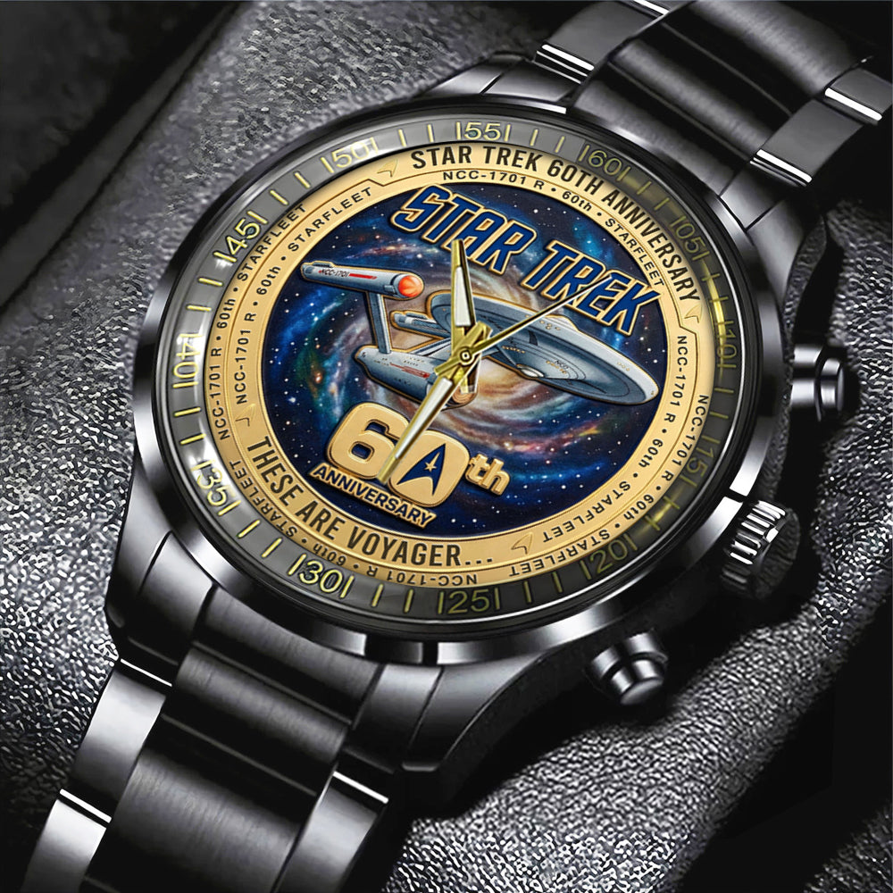 Star Trek 60th Anniversary 2026 Black Stainless Steel Watch - TMTHU4984