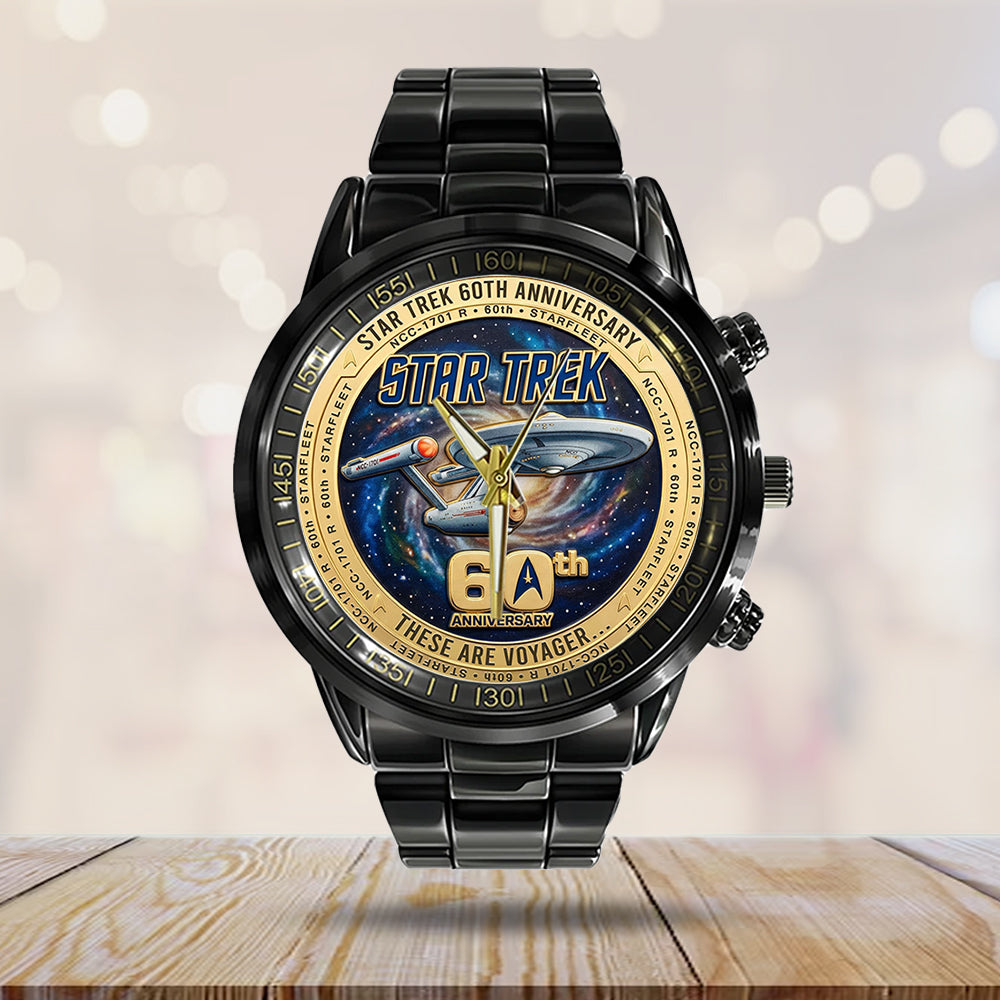 Star Trek 60th Anniversary 2026 Black Stainless Steel Watch - TMTHU4984