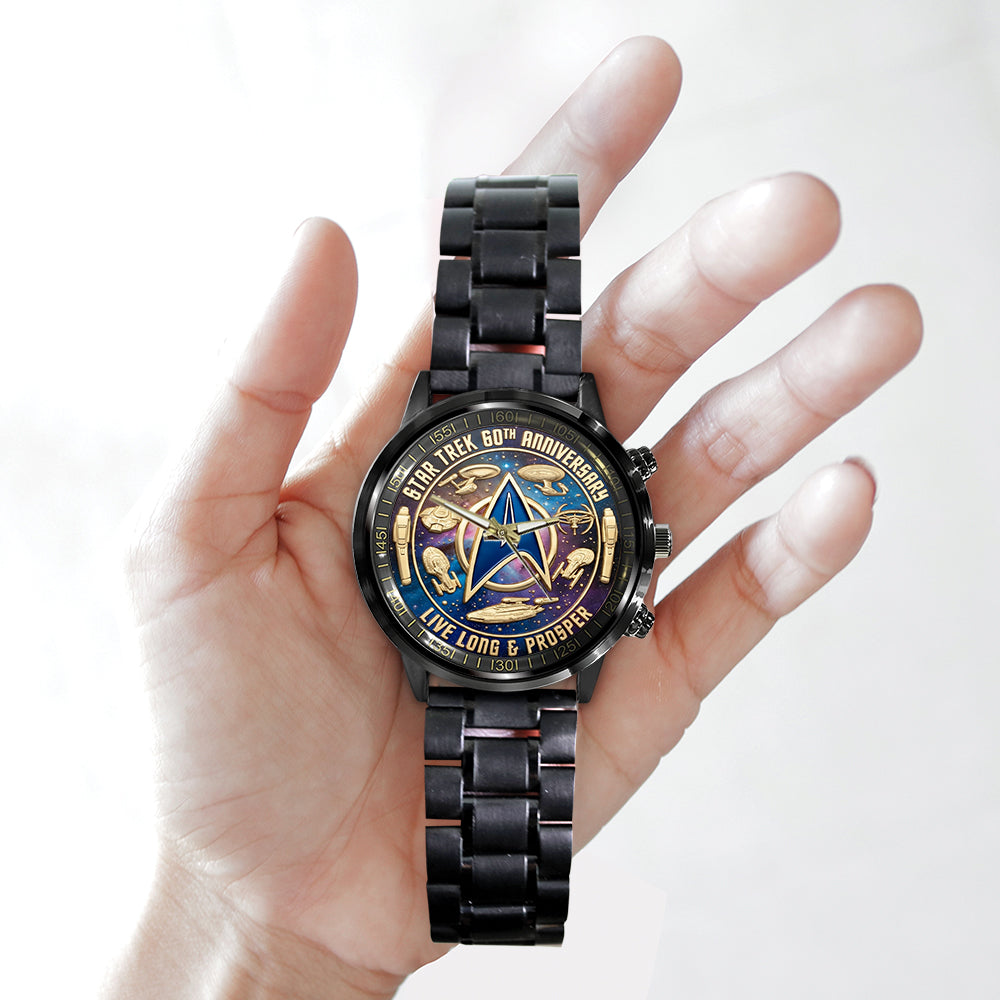 Star Trek 60th Anniversary 2026 Black Stainless Steel Watch - TMTHU4987