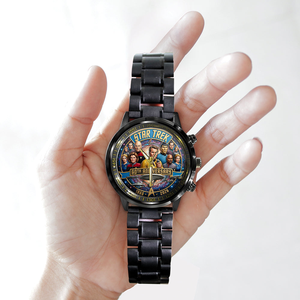 Star Trek 60th Anniversary 2026 Black Stainless Steel Watch - TMTHU5039