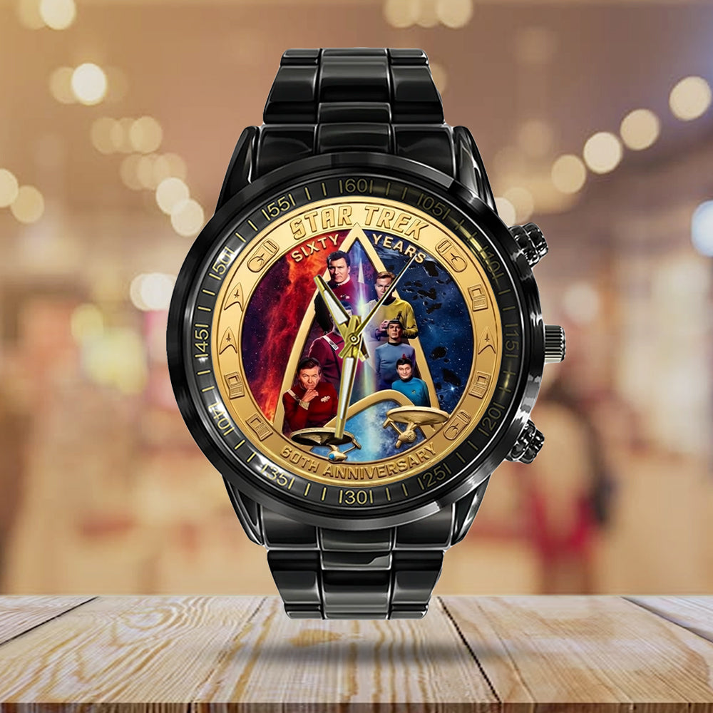 Star Trek 60th Anniversary 2026 Black Stainless Steel Watch - TMTHU5341