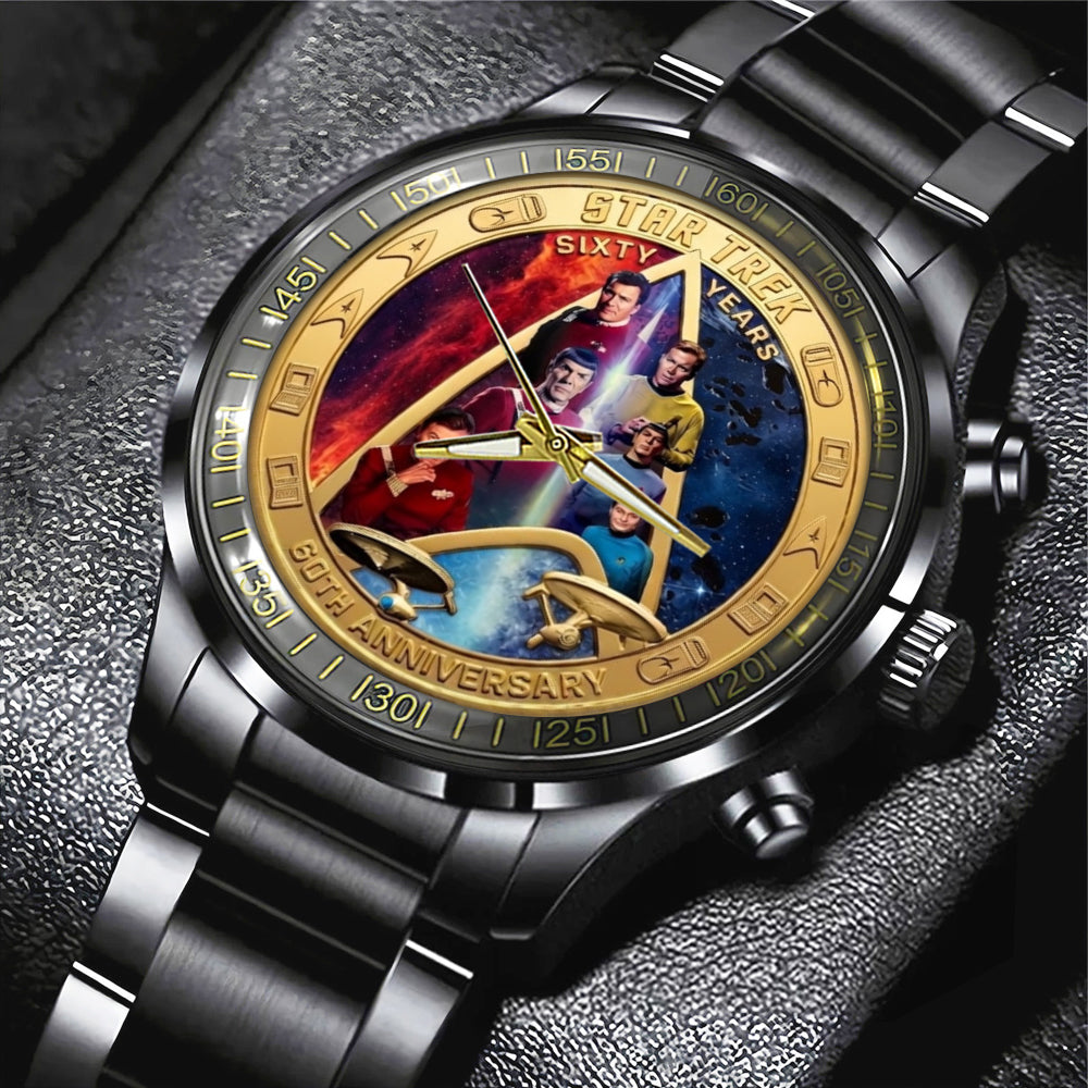Star Trek 60th Anniversary 2026 Black Stainless Steel Watch - TMTHU5341