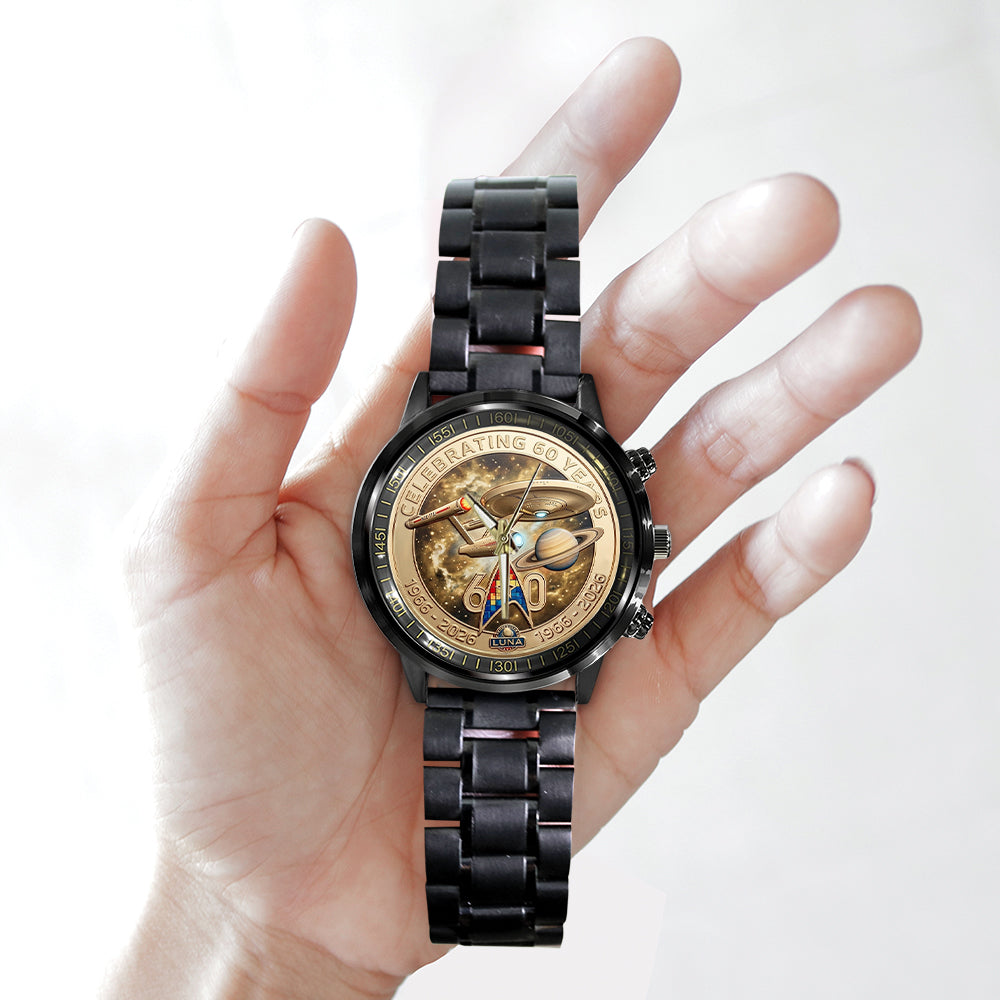 Star Trek 60th Anniversary 2026 Black Stainless Steel Watch - TMTHU5350