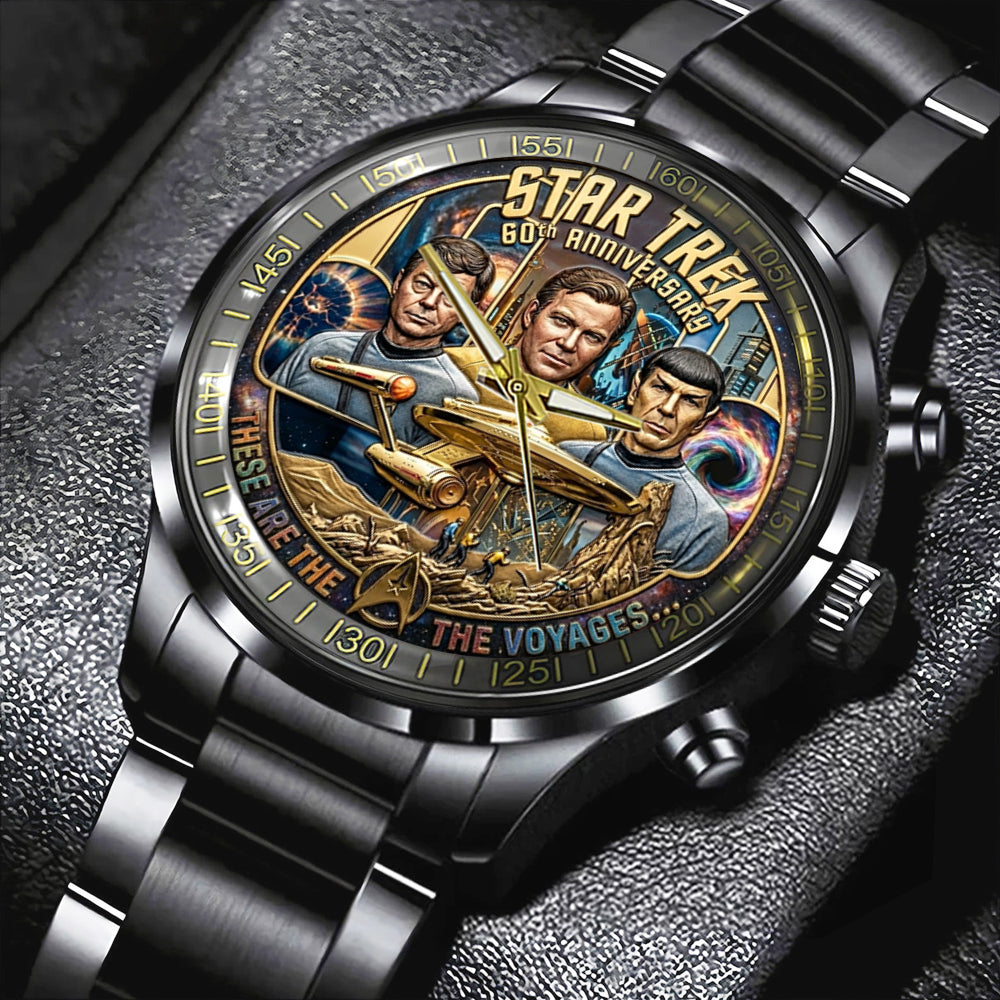Star Trek 60th Anniversary 2026 Black Stainless Steel Watch - TMTHU5579