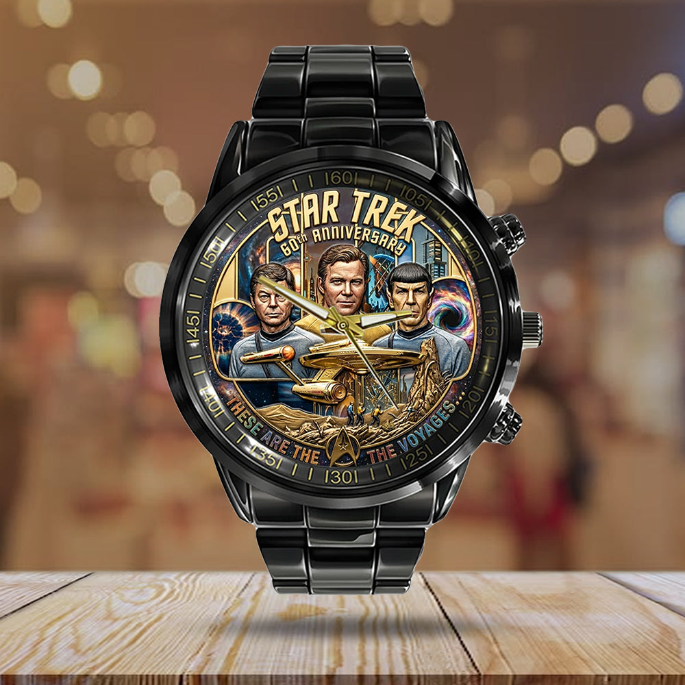 Star Trek 60th Anniversary 2026 Black Stainless Steel Watch - TMTHU5579