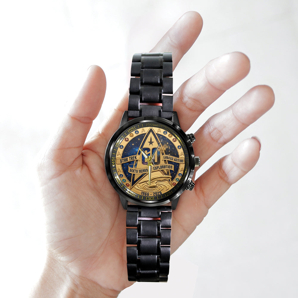 Star Trek 60th Anniversary 2026 Black Stainless Steel Watch - TMTHU5650