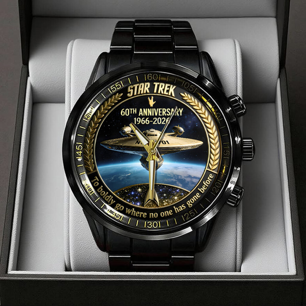 Star Trek 60th Anniversary 2026 Black Stainless Steel Watch - TANTN20865
