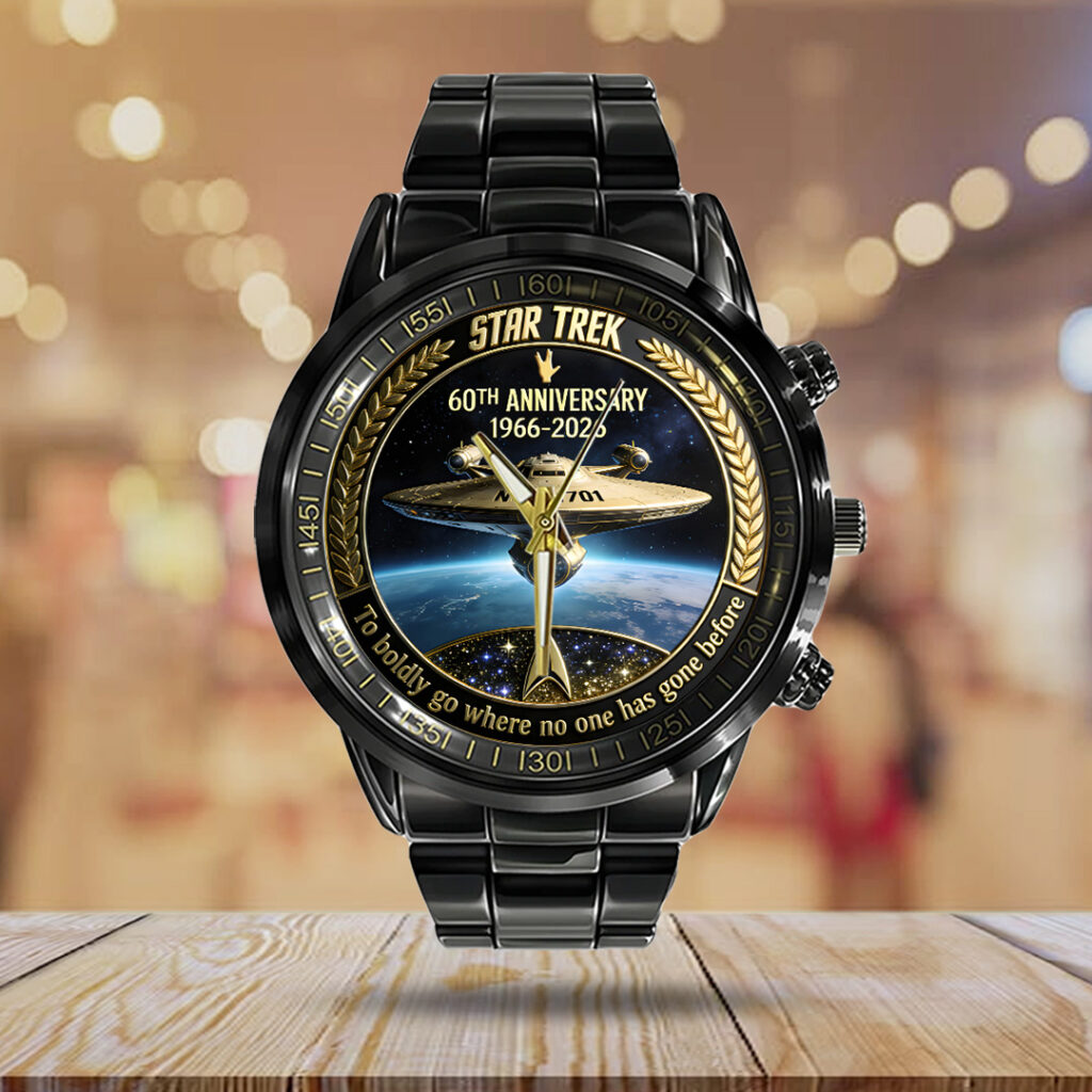 Star Trek 60th Anniversary 2026 Black Stainless Steel Watch - TANTN20865