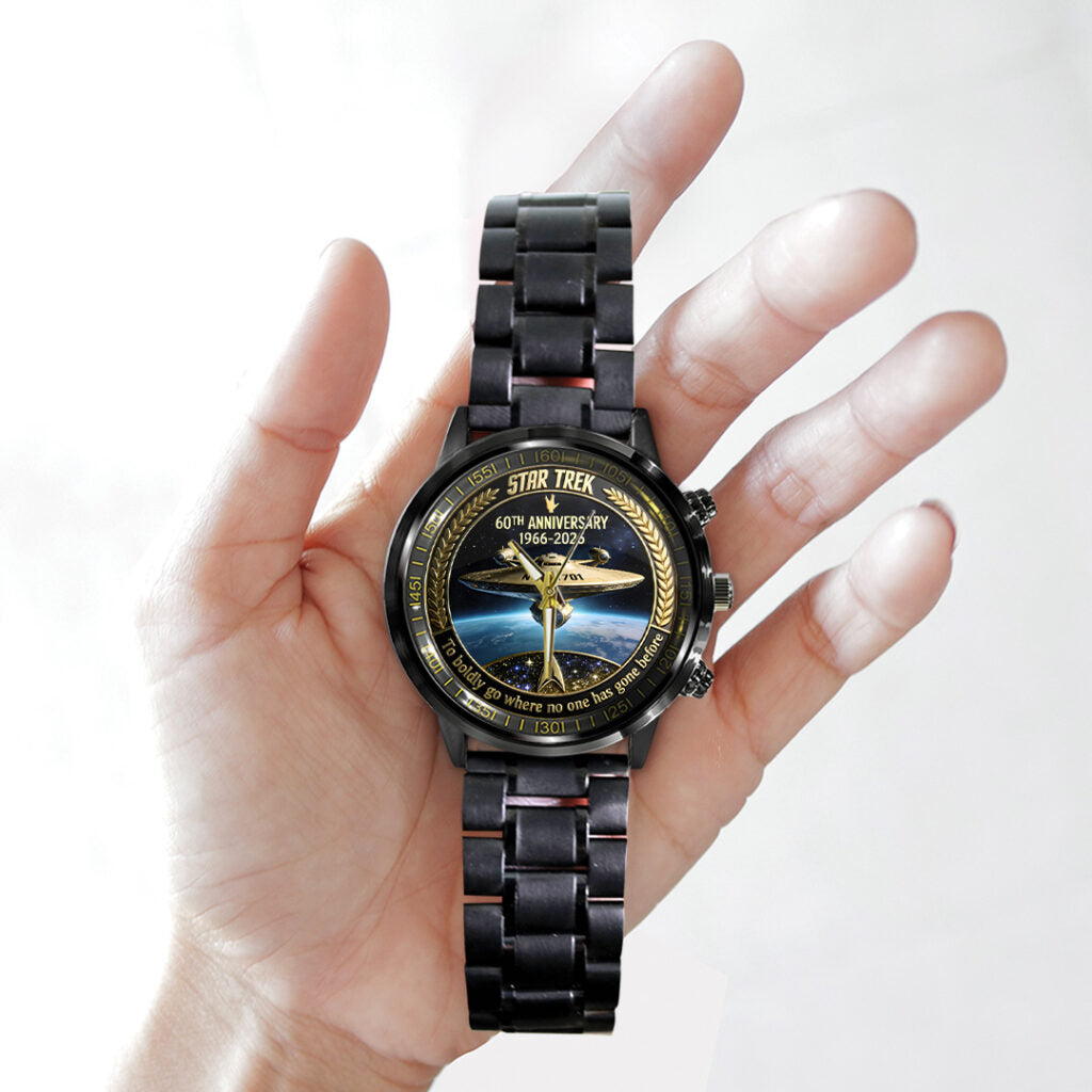 Star Trek 60th Anniversary 2026 Black Stainless Steel Watch - TANTN20865