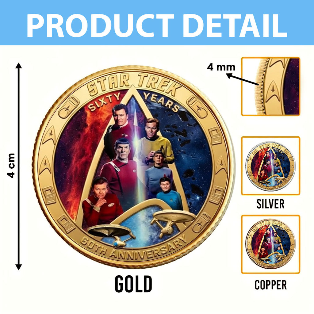 Star Trek 60th Anniversary 2026 Commemorative Coin – TMTHU5280