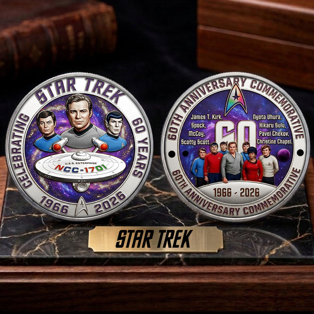 Star Trek 60th Anniversary 2026 Commemorative Coin – TMTHU6093