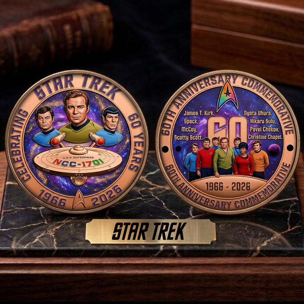 Star Trek 60th Anniversary 2026 Commemorative Coin – TMTHU6093