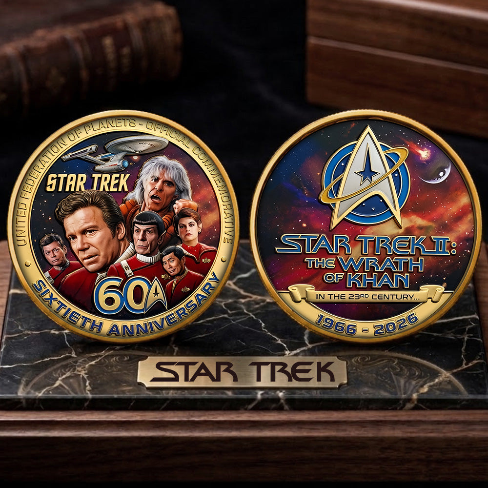 Star Trek 60th Anniversary 2026 Commemorative Coin – TMTHU5386