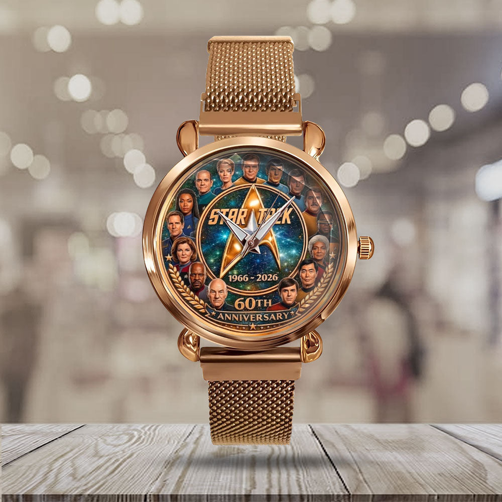 Star Trek 60th Anniversary 2026 Mesh Strap Quartz Watch - TMTHU5009