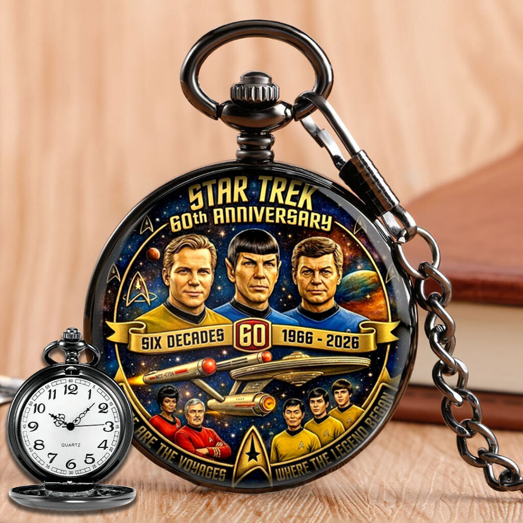 Star Trek 60th Anniversary 2026 Pocket Watch - TMTHU4661
