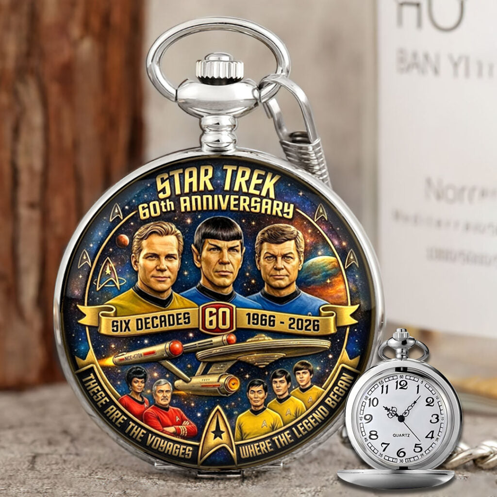 Star Trek 60th Anniversary 2026 Pocket Watch - TMTHU4661