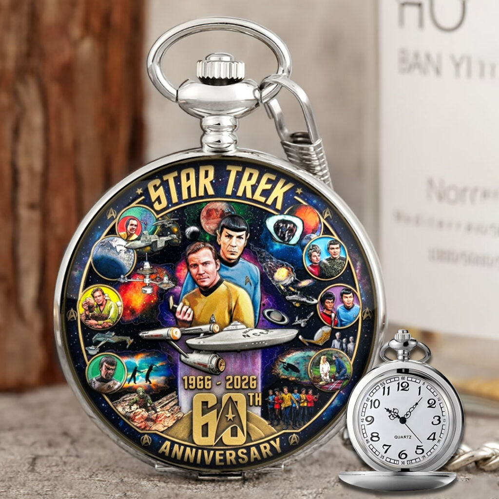 Star Trek 60th Anniversary 2026 Pocket Watch - TMTHU4666