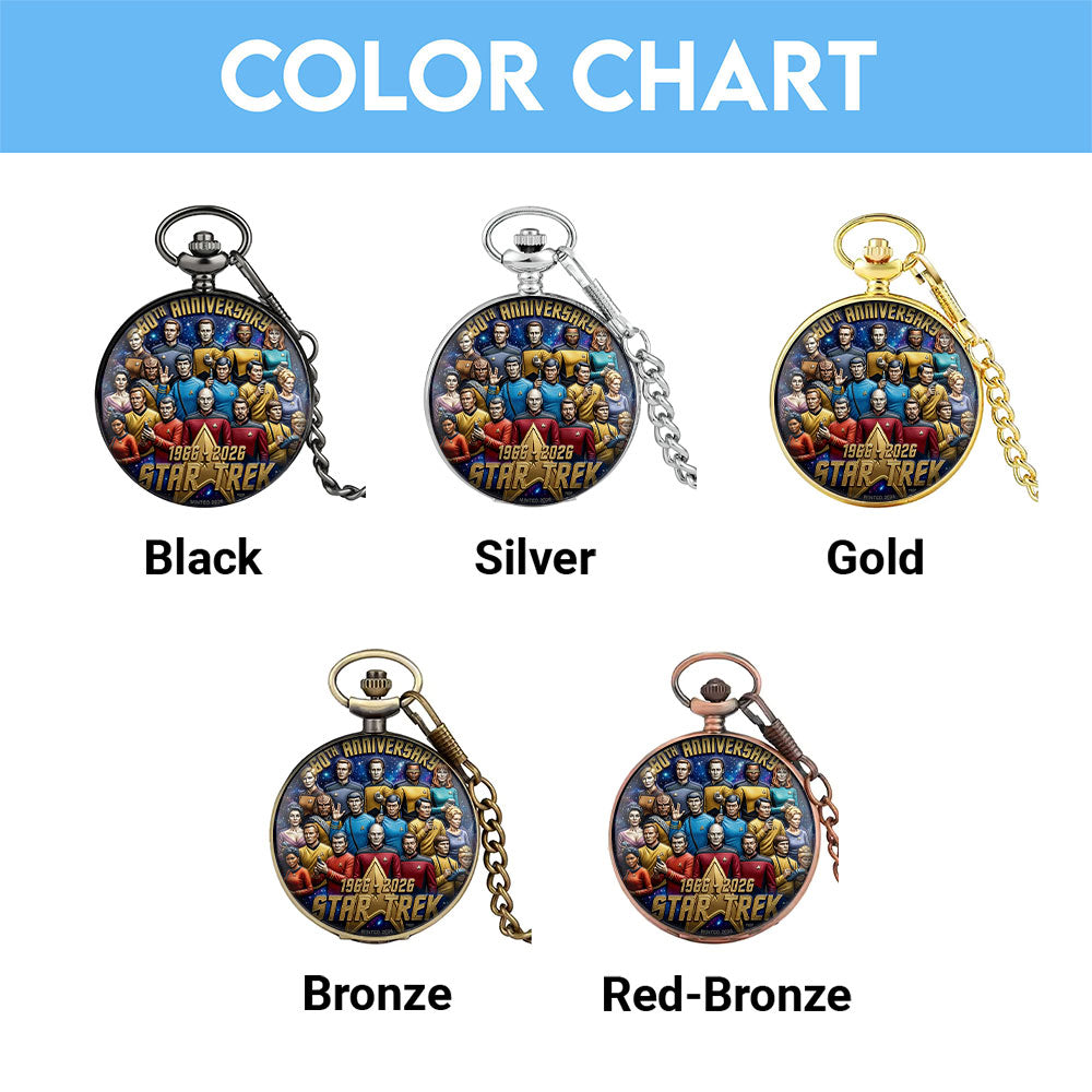 Star Trek 60th Anniversary 2026 Pocket Watch - TMTHU4787