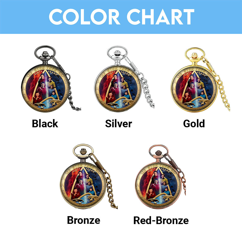 Star Trek 60th Anniversary 2026 Pocket Watch - TMTHU5342