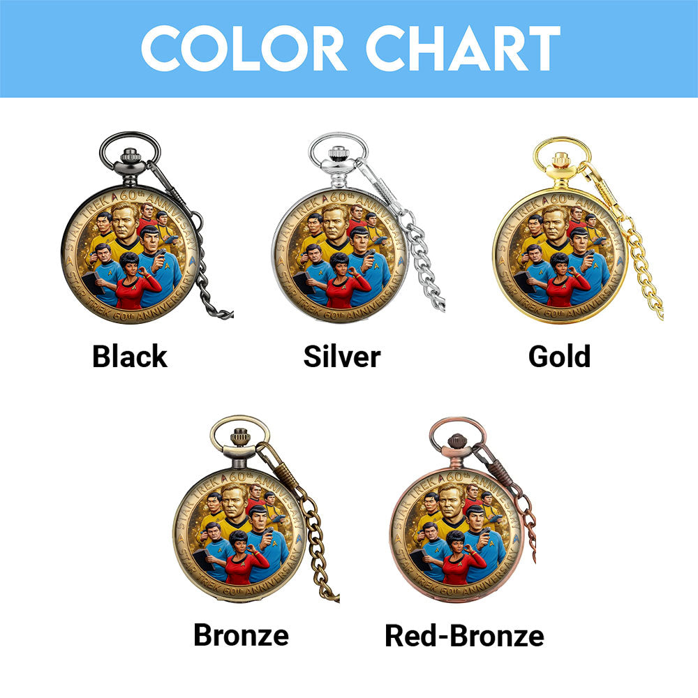 Star Trek 60th Anniversary 2026 Pocket Watch - TMTHU5348