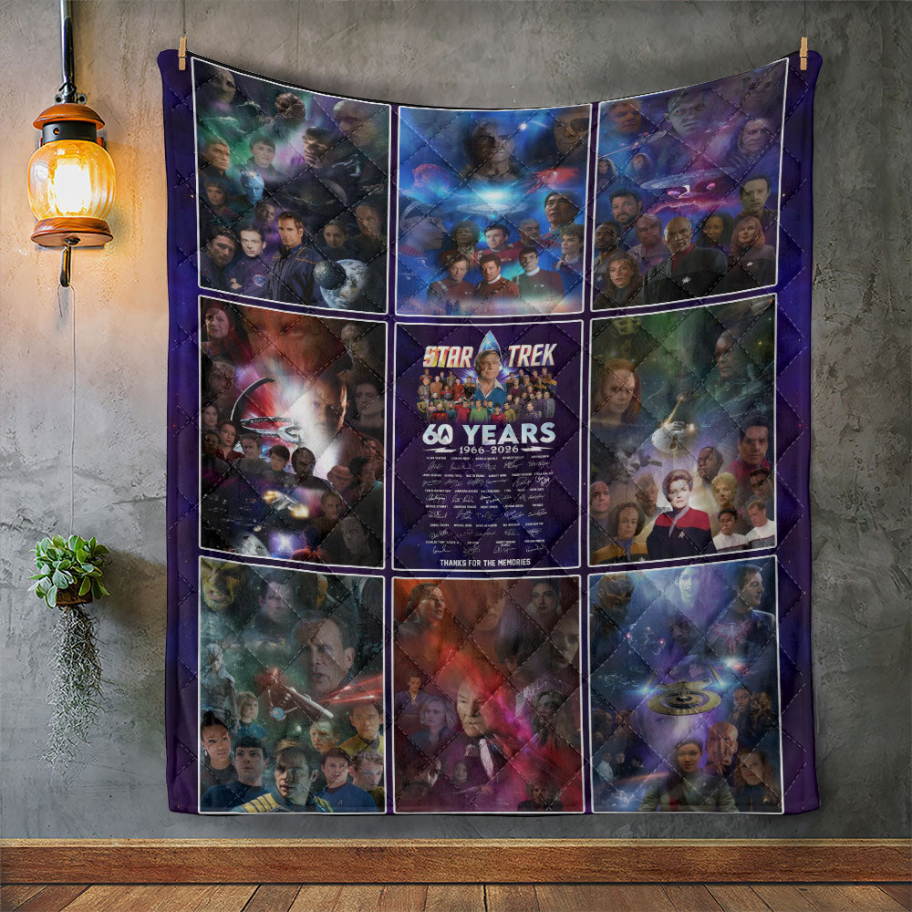 Star Trek 60th Anniversary 2026 Quilt Blanket - TMTHU4826