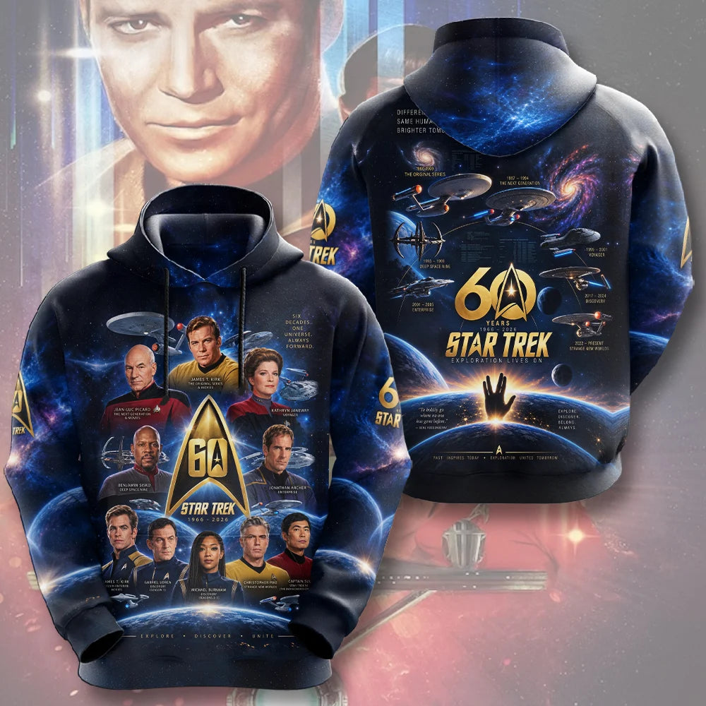 Star Trek 60th Anniversary 3D Apparel – TMTHU9307