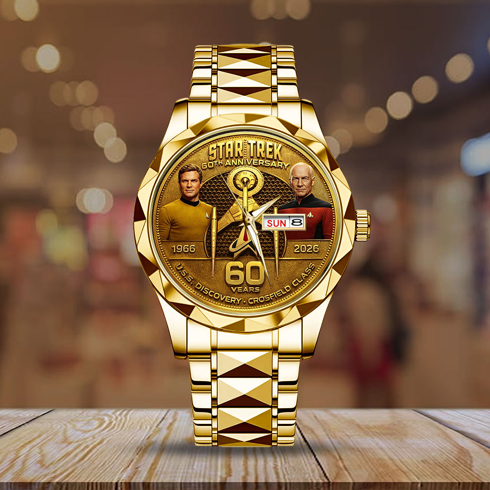 Star Trek 60th Anniversary Alloy Luxury Quartz Watch - TMTHU4084