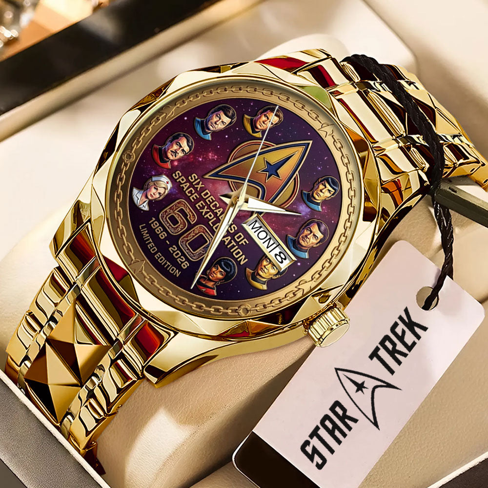 Star Trek 60th Anniversary Alloy Luxury Quartz Watch - TMTHU6023