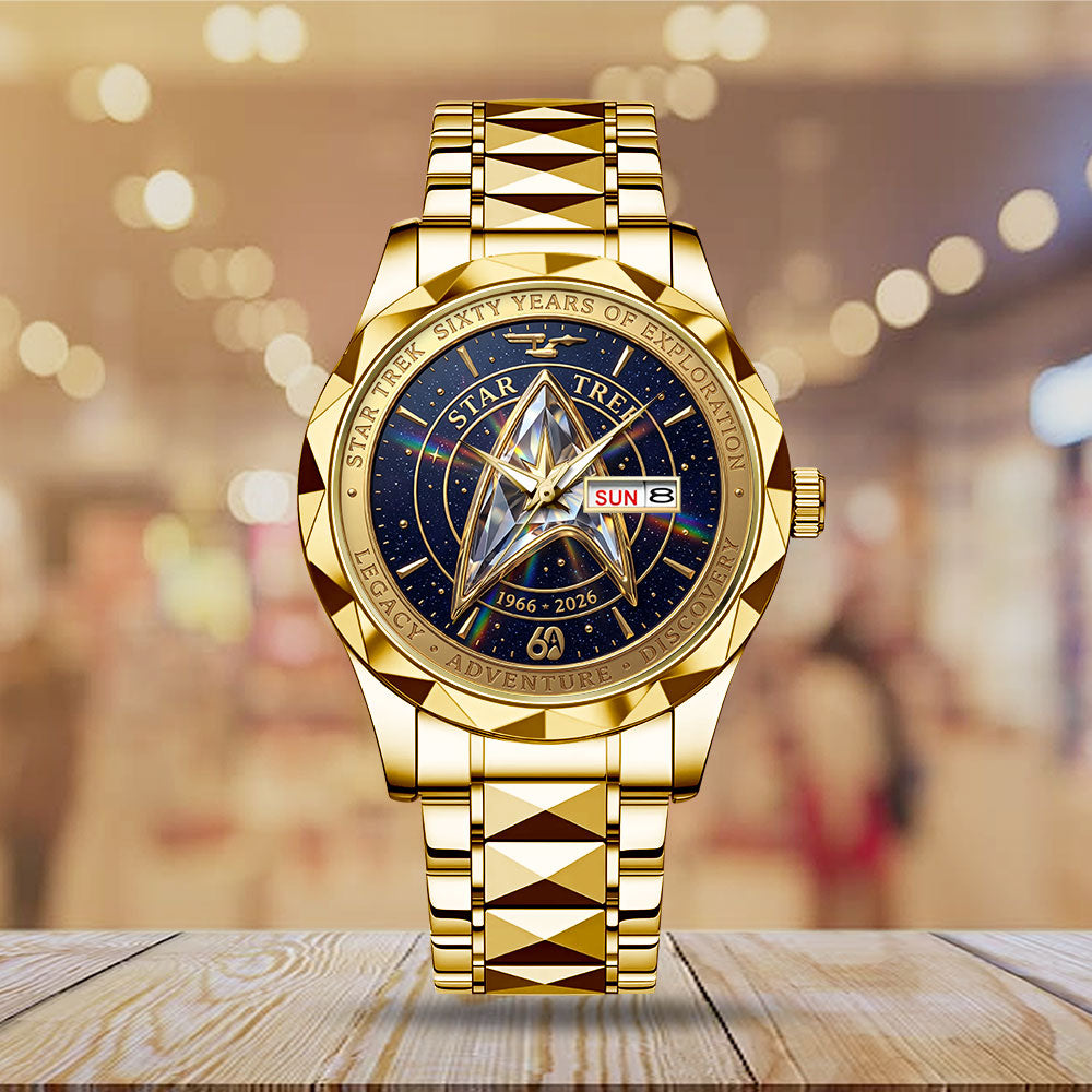 Star Trek 60th Anniversary Alloy Luxury Quartz Watch - TMTHU7445