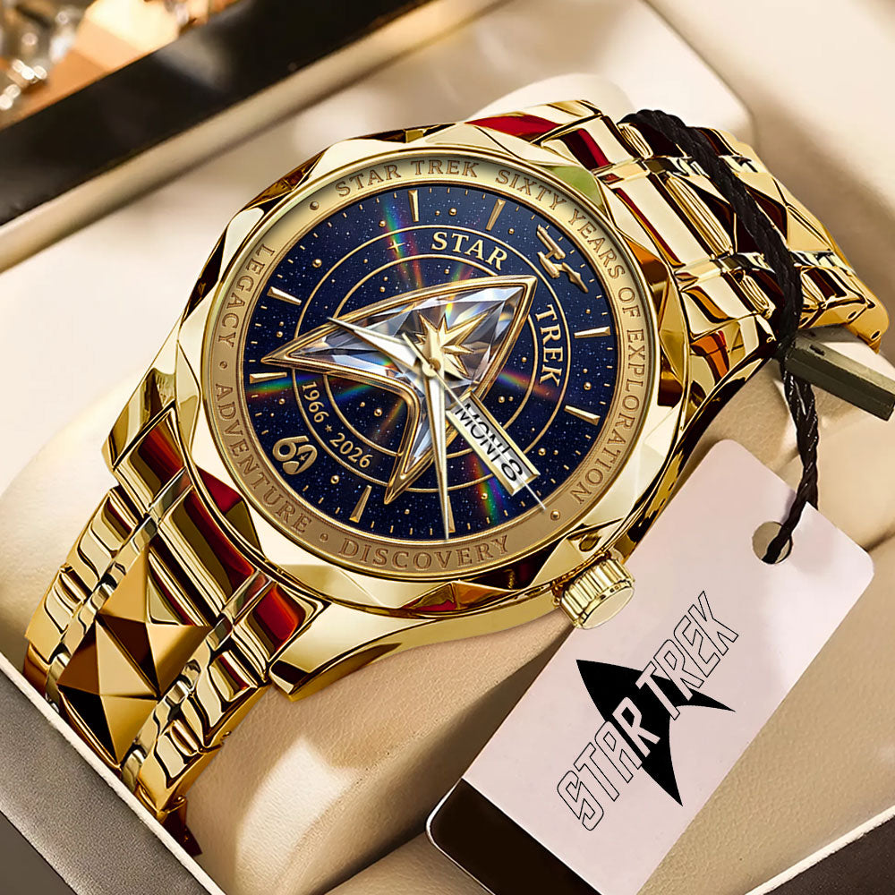 Star Trek 60th Anniversary Alloy Luxury Quartz Watch - TMTHU7445