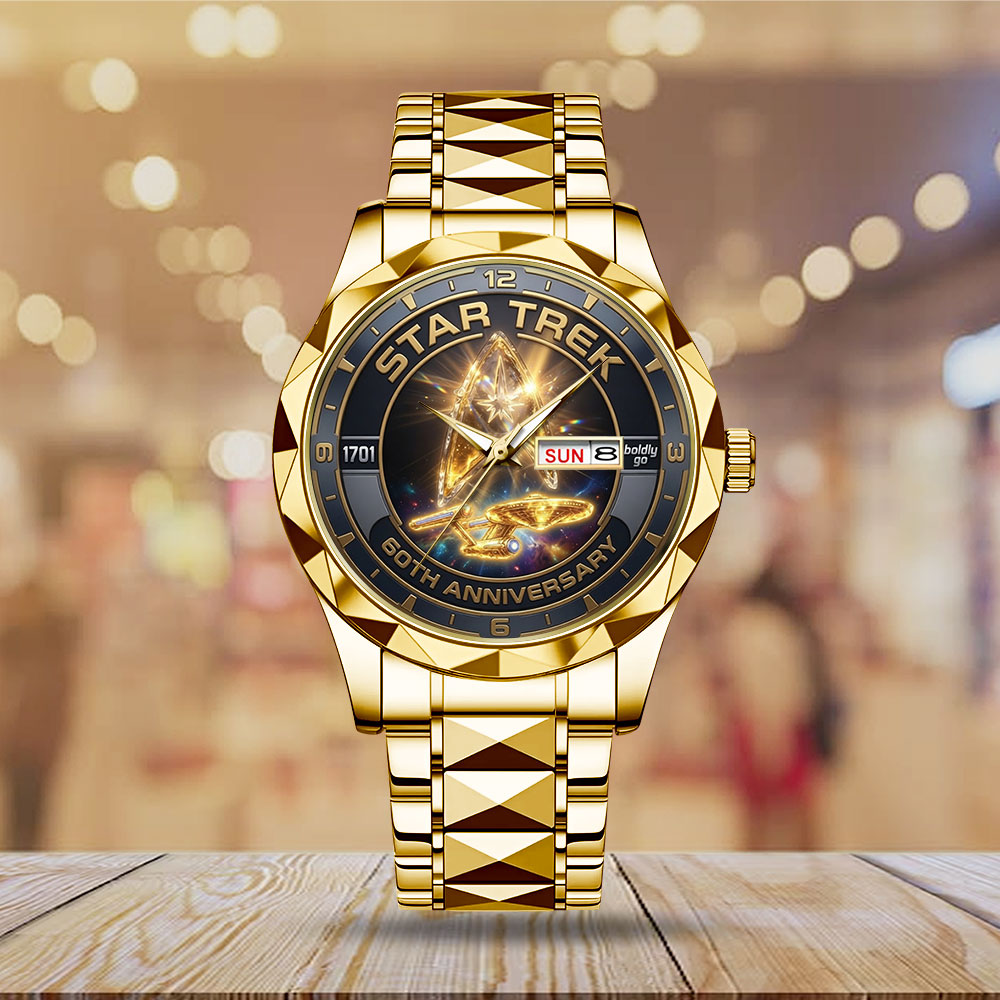 Star Trek 60th Anniversary Alloy Luxury Quartz Watch - TMTHU7624