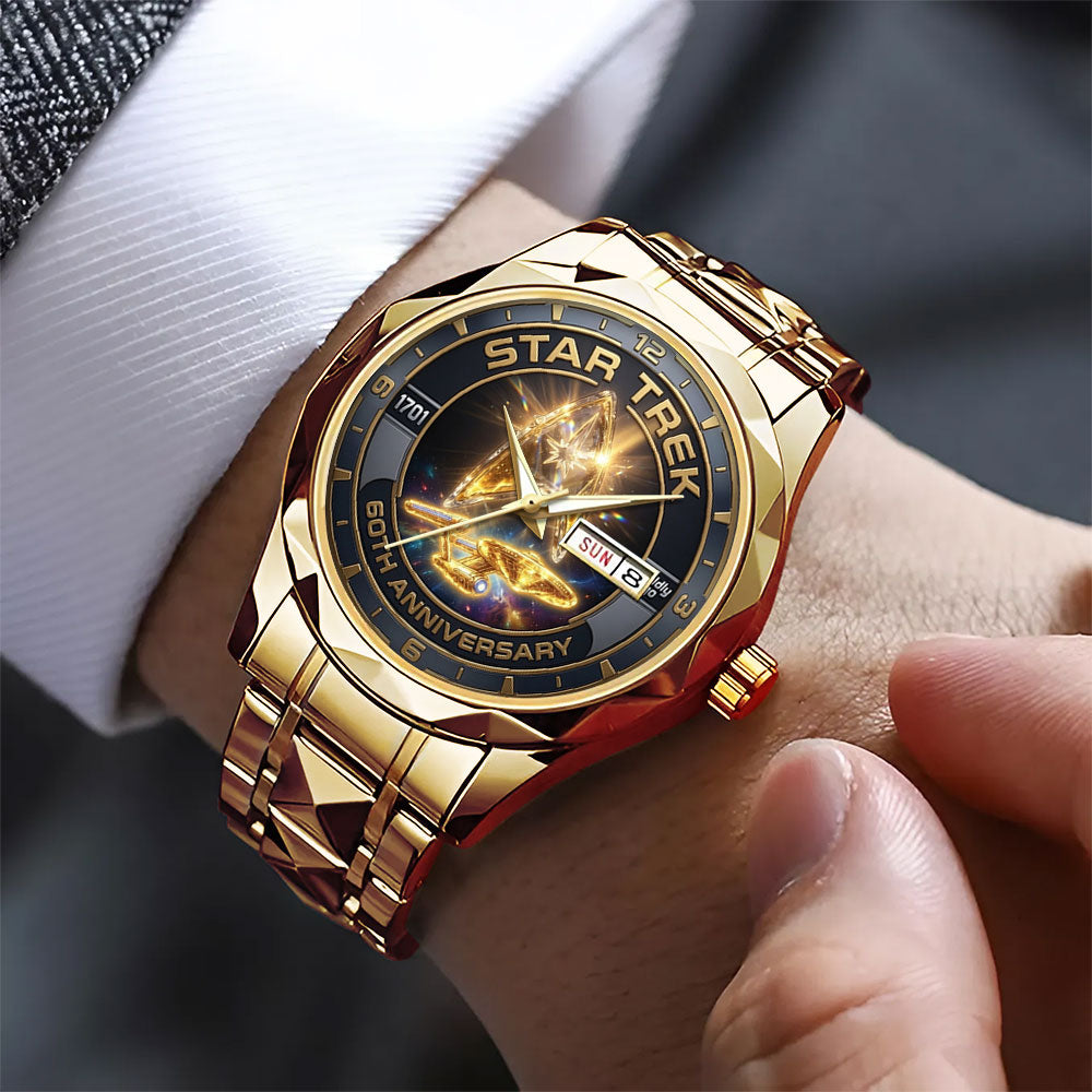 Star Trek 60th Anniversary Alloy Luxury Quartz Watch - TMTHU7624
