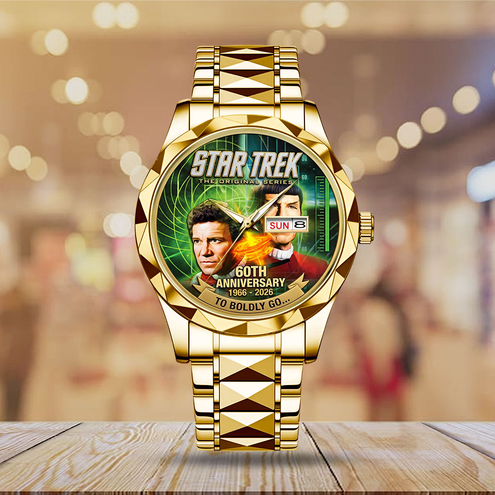 Star Trek 60th Anniversary Alloy Luxury Quartz Watch - TMTHU7845