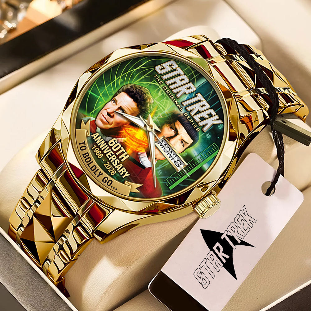 Star Trek 60th Anniversary Alloy Luxury Quartz Watch - TMTHU7845