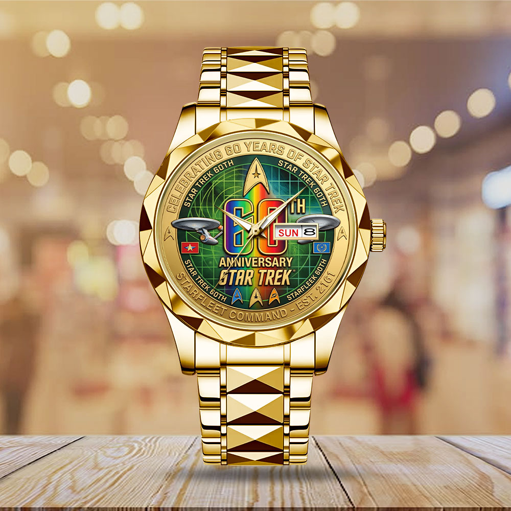 Star Trek 60th Anniversary Alloy Luxury Quartz Watch - TMTHU7847