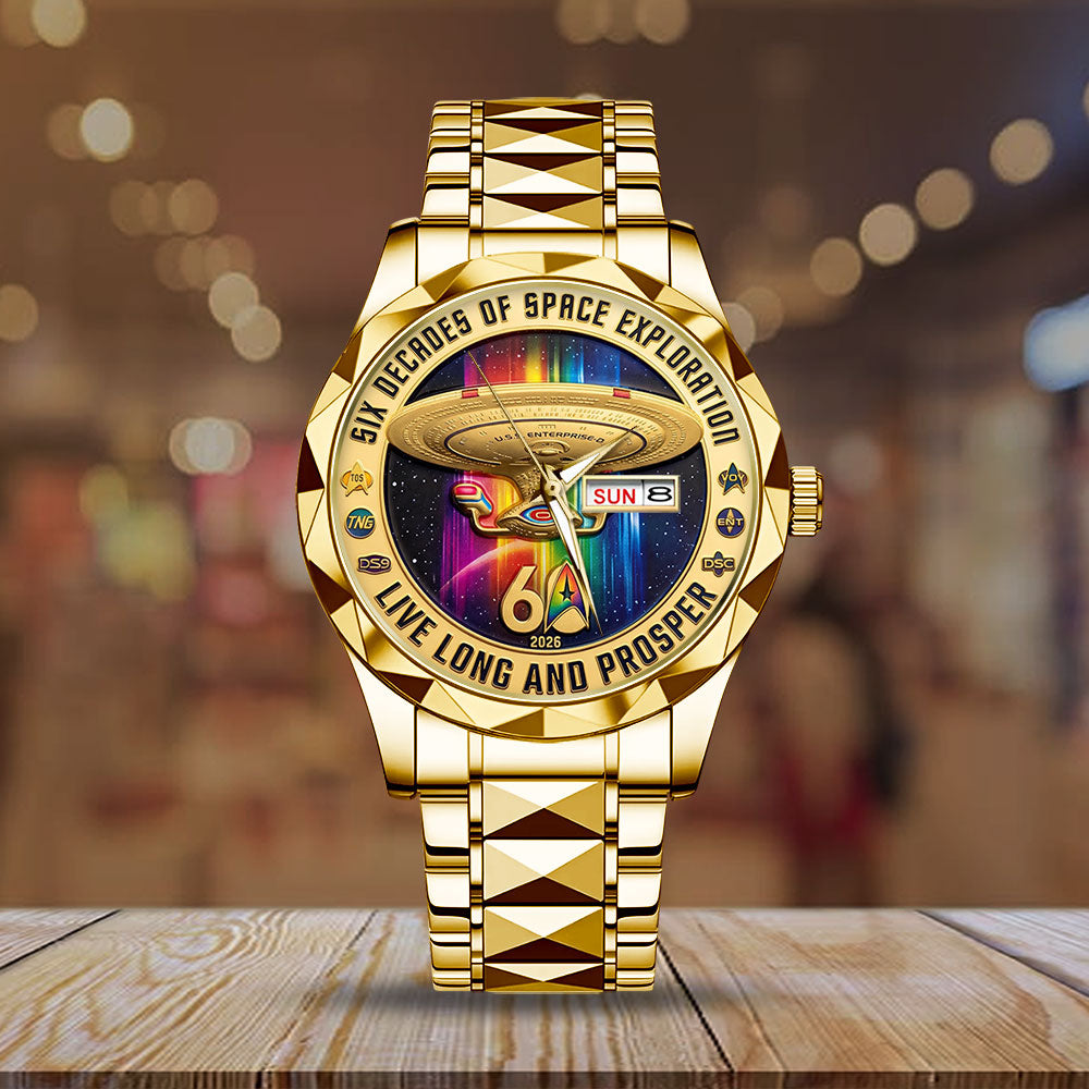 Star Trek 60th Anniversary Alloy Luxury Quartz Watch - TMTHU7853