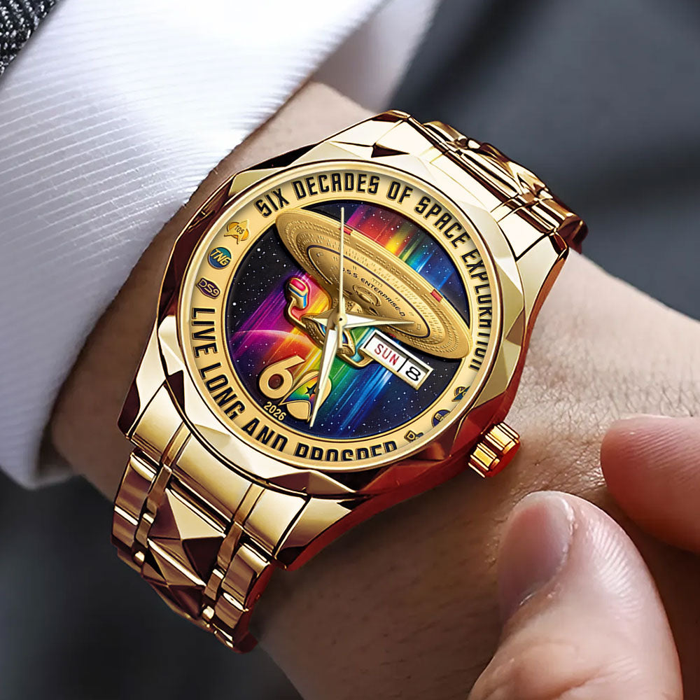 Star Trek 60th Anniversary Alloy Luxury Quartz Watch - TMTHU7853