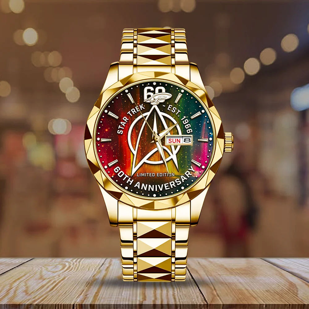 Star Trek 60th Anniversary Alloy Luxury Quartz Watch - TMTHU8610