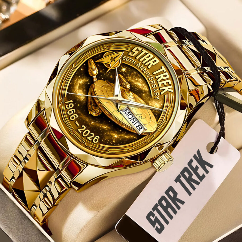 Star Trek 60th Anniversary Alloy Luxury Quartz Watch - GNE5241