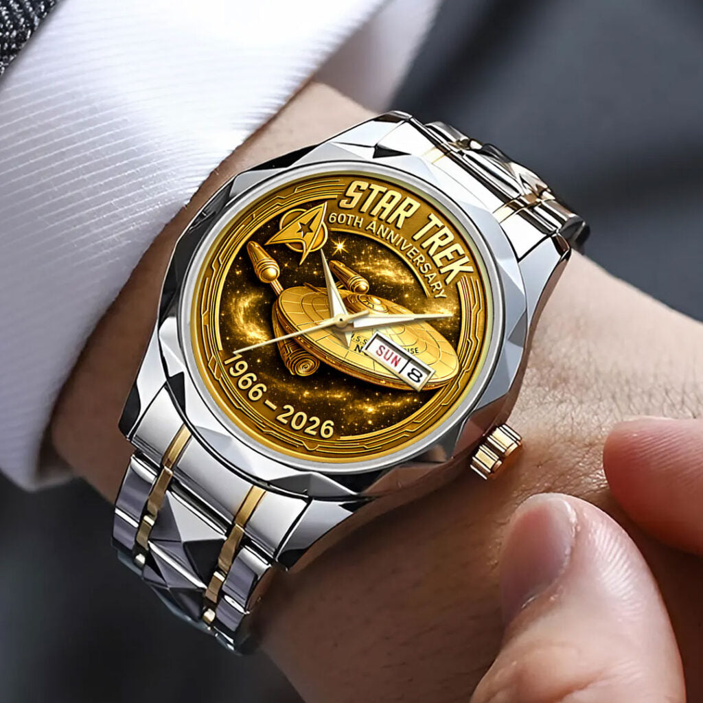 Star Trek 60th Anniversary Alloy Luxury Quartz Watch - GNE5241