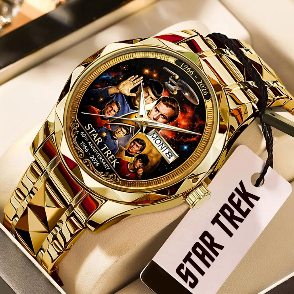 Star Trek 60th Anniversary Alloy Luxury Quartz Watch - HOATT15480