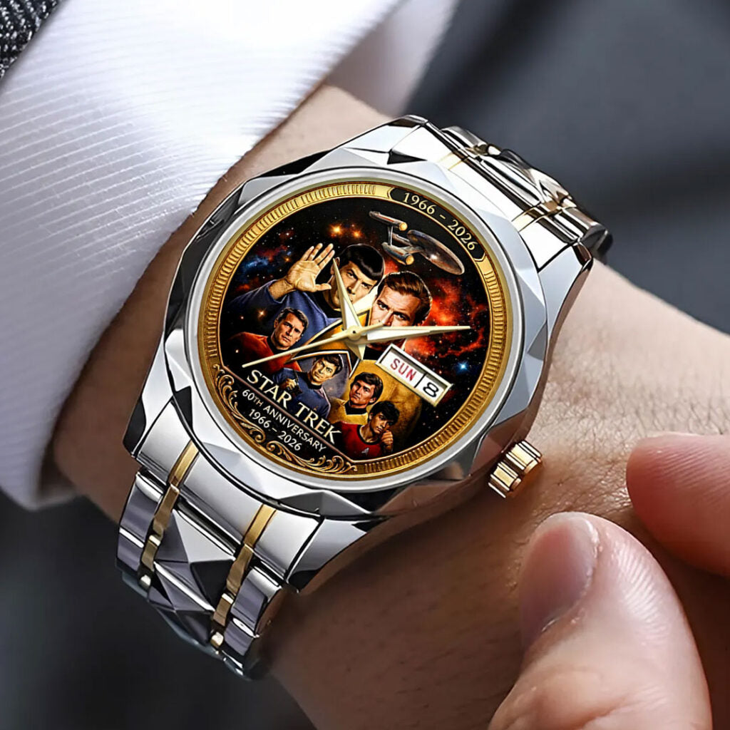 Star Trek 60th Anniversary Alloy Luxury Quartz Watch - HOATT15480