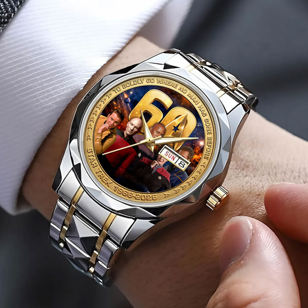 Star Trek 60th Anniversary Alloy Luxury Quartz Watch - HOATT17680