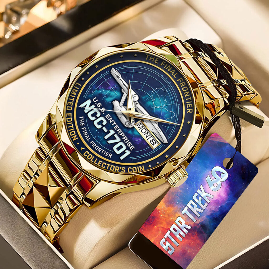Star Trek 60th Anniversary Alloy Luxury Quartz Watch - TANTN21419