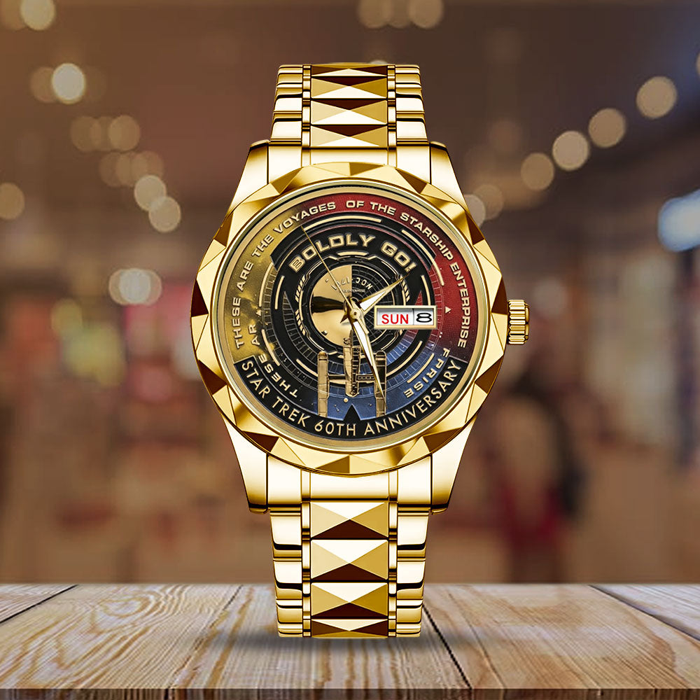 Star Trek 60th Anniversary Alloy Luxury Quartz Watch - TMTHU4127